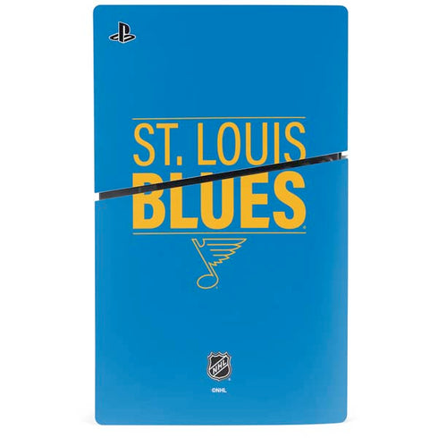 NHL St. Louis Blues Lineup PS5 Slim Digital Edition Console Skin